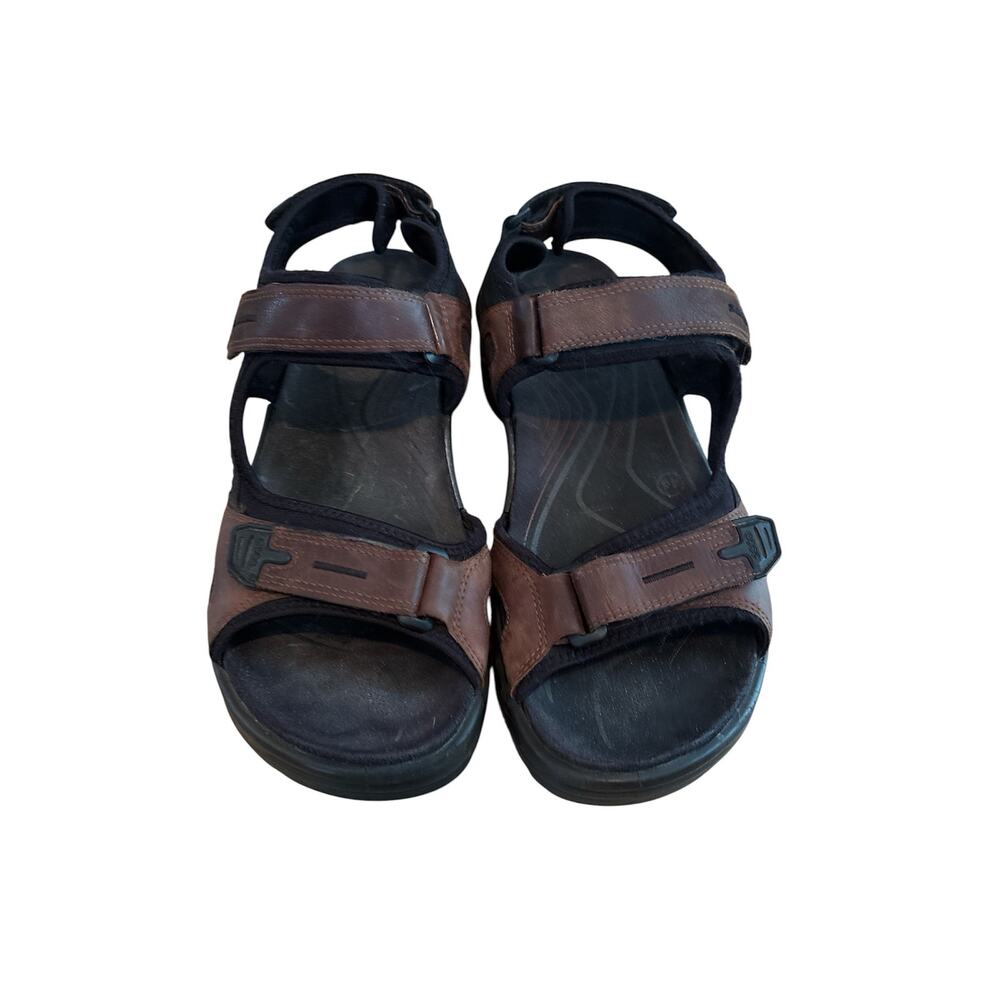 Ecco men’s yukatan receptor brown sandals size 44, US 10.5. Receptor technology - Picture 2 of 7